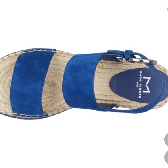 Marc Fisher Shoes - Marc Fisher Royal Blue Sandals
